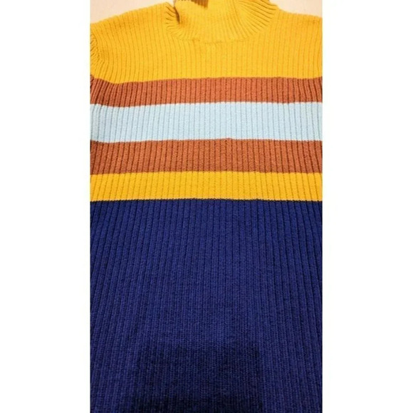 NWT Gucci Men's Wool Multi Striped Turtleneck Sweater Size S (MSRP $980) - Picture 5 of 9